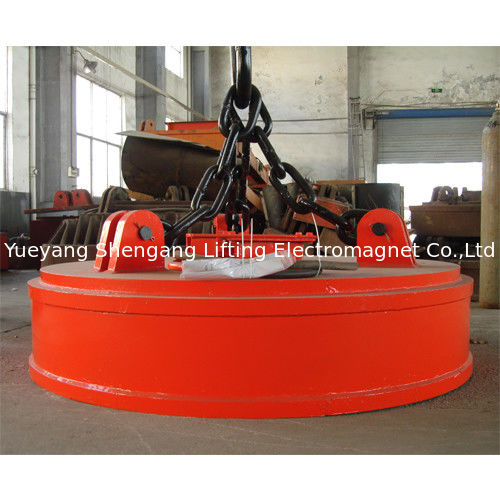 Compact Electromagnetic Lifting Device , Round Lifting Magnets Safely Built