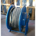 Large Motorized Cable Reel , Retractable Extension Lead Reel Axial Single Row
